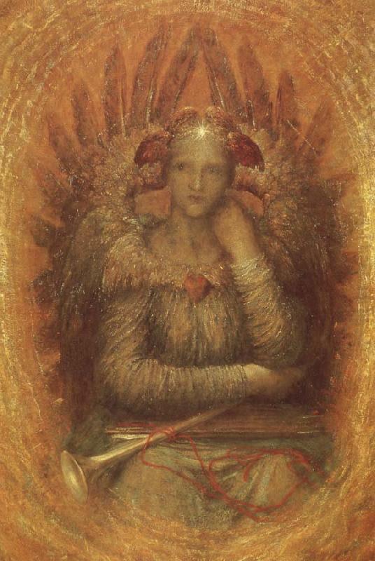 george frederic watts,o.m.,r.a. Dweller in the Innermost oil painting picture